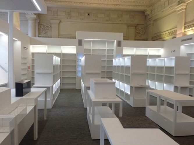 mobilier – Corian Glacier White – Musée d’Orsay Paris – BF PRO