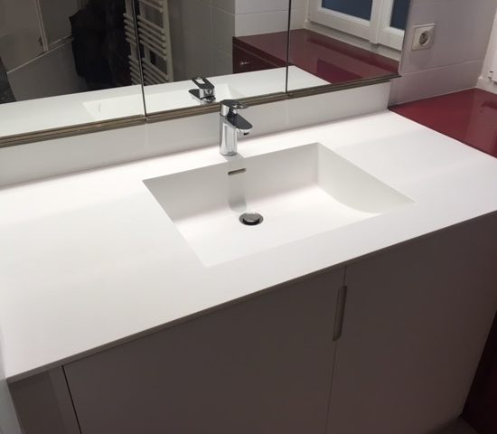 Plan vasque Corian - BF PRO