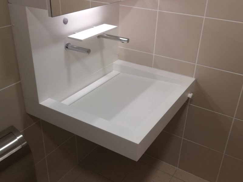 Cinéma - Corian - Plan vasque - BF PRO